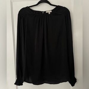 Black Long Sleeve Women's Top